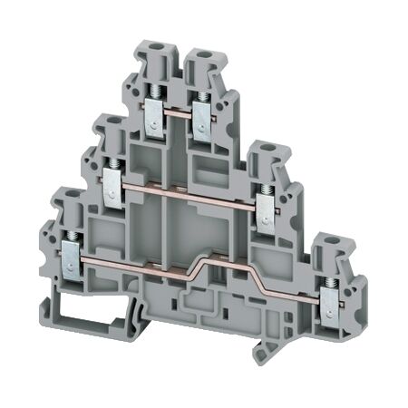 Linergy, Screw Terminal, 3 Levels, 6 Points, 2,5mm², Grey