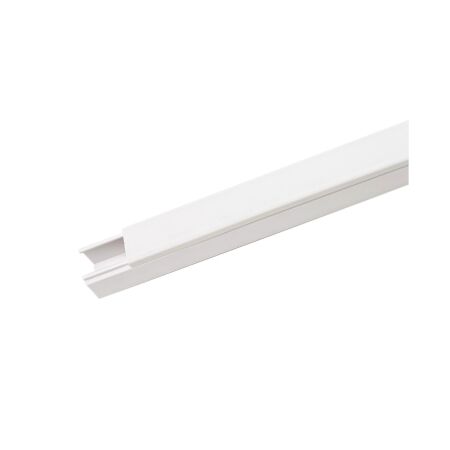 Clipsal - Cable Management, Mini Duct, PVC, Standard Duct - 4 Metre Lengths, 25 x 25mm Square WE, BR - White Electric