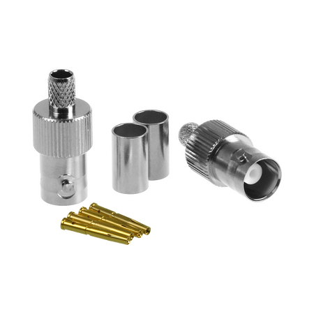 Digitek RG59 BNC Female Crimp Connector - 12D59F