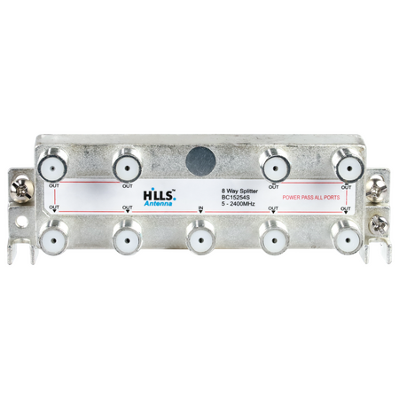 Hills Antenna BC15254B 8-Way Passive Splitter - Display Box - BC15254B