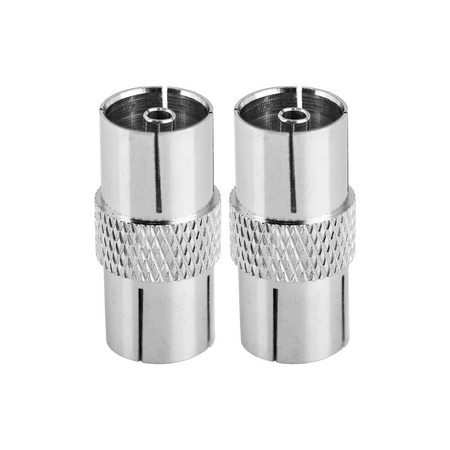 Hills Antenna BC3618B PAL Female Coaxial Joiner 2PK Box - BC3618B