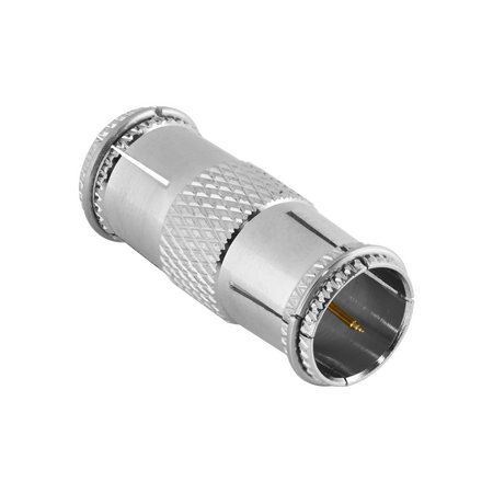 Hills Antenna BC71622 F-Type Male to Male Push-On Adaptor - 5 Pack - BC71622