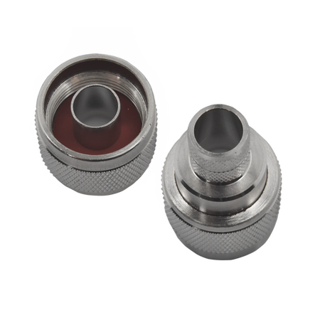 Hills Antenna N Connector Male Crimp for RG-213 Cable - Nickel Plated Body - BC85270