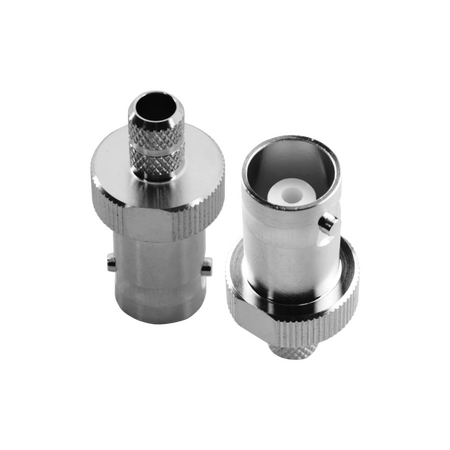 Hills Antenna BNC Connector Female Crimp for LL240 Cable - Nickel Plated Body - BC85285