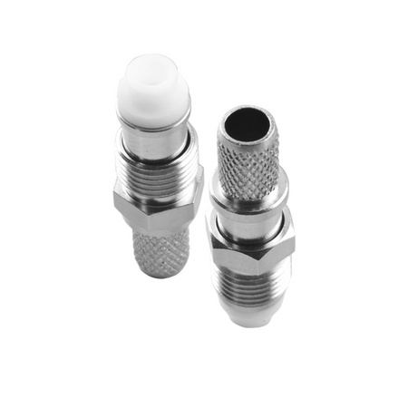 Hills Antenna FME Connector Female Crimp for LL240 - Nickel Plated Body - BC85291