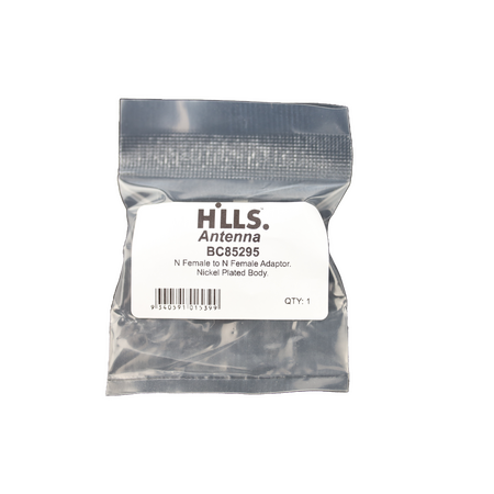 Hills Antenna N Female to N Female Adaptor - Nickel Plated Body - BC85295
