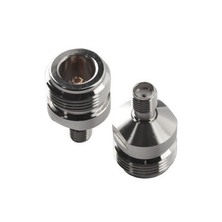 Hills Antenna N Female to SMA Female Adaptor - Nickel Plated Body - BC85297