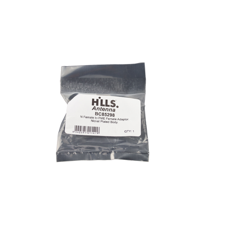 Hills Antenna N Female to FME Female Adaptor - Nickel Plated Body - BC85298
