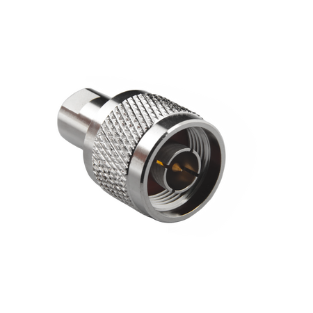 Hills Antenna N Male to FME Male Adaptor - Nickel Plated Body - BC85307