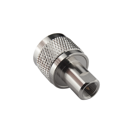 Hills Antenna N Male to FME Male Adaptor - Nickel Plated Body - BC85307