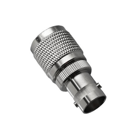 Hills Antenna TNC Male to BNC Female Adaptor - Nickel Plated Body - BC85309