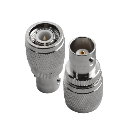 Hills Antenna TNC Male to BNC Female Adaptor - Nickel Plated Body - BC85309
