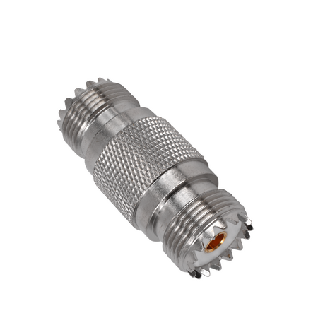 Hills Antenna UHF/SO-239 Female to UHF/SO-239 Female Adaptor - Nickel Plated Body - BC85313
