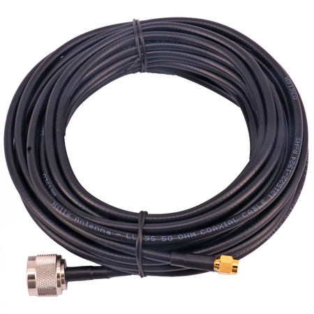 Hills Antenna N Male to SMA Male Patch Lead in LL195 - 10M - BC85317
