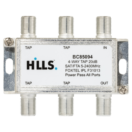 Hills Antenna BC85094 4-Way 20dB 2.4GHz Tap - BC85094