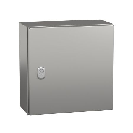 Spacial S3X, Wall mounted enclosure, stainless steel 304L, plain door, 300x300x150mm, IP66