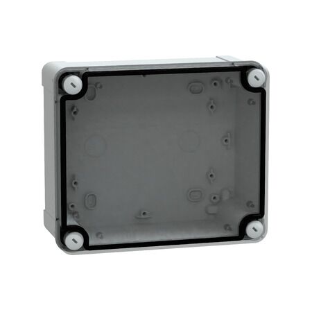 Thalassa, PC box, IP66 IK08 RAL7035 Int.H175W150D80 Ext.H193W164D87 Transp.cover H20