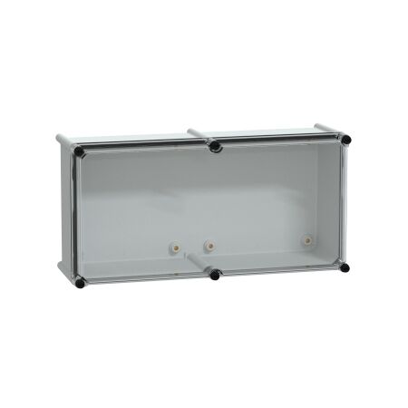 Thalassa, PLS box, polyester rear, transparent PC cover IP66 27x54x18cm