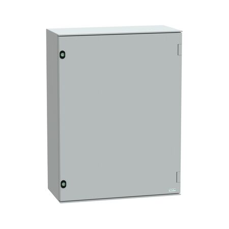 Thalassa, Wall mounted polyester enclosure, Thalassa PLM, plain door, 847x636x300mm, IP66, IK10, RAL 7035