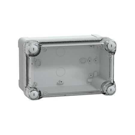 Thalassa, PC box, IP66 IK08 RAL7035 Int.H175W105D100 Ext.H192W121D105 Transp.cover H40