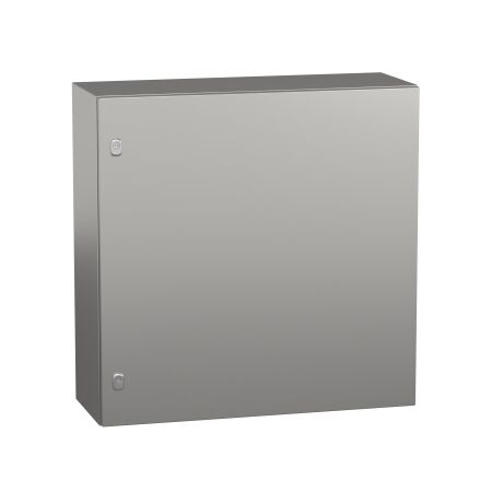 Spacial S3X, Wall mounted enclosure, stainless steel 304L, plain door, 800x800x300mm, IP66