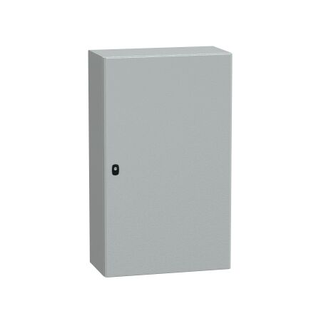 Spacial S3D, Wall mounted steel enclosure, plain door, with mounting plate, 1000x600x300mm, IP66, IK10