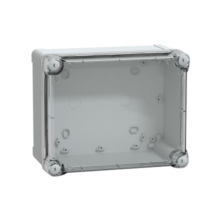 Thalassa, ABS box, IP66 IK07 RAL7035 Int.H225W175D120 Ext.H241W194D127 Transp.cover H40