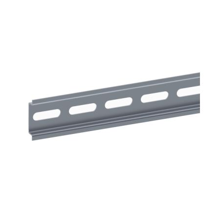 Linergy, One symmetric mounting rail, perforated 35x7.2 mm L2000 mm type B, Order by Multiples of 10 units