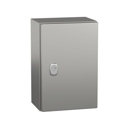Spacial S3X, Wall mounted enclosure, stainless steel 316L, plain door, 300x200x150mm, IP66