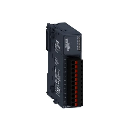 Modicon TM3, Discrete output module, 8 outputs transistor NPN (spring)