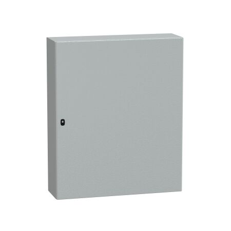 Spacial S3D, Wall mounted steel enclosure, plain door, with mounting plate, 1200x1000x300mm, IP66, IK10
