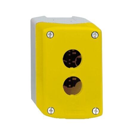 Harmony XALD XALK, Empty control station, plastic, yellow, 1 cut-out, unmarked, UL/CSA certified