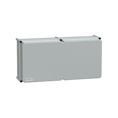 Thalassa, PLS box, polyester rear, opaque PC cover IP66 36x72x23cm
