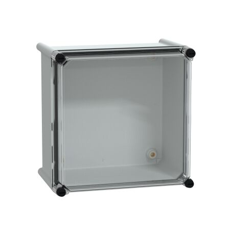 Thalassa, PLS box, polyester rear, transparent PC cover IP66 27x27x18cm