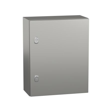 Spacial S3X, Wall mounted enclosure, stainless steel 316L, plain door, 500x400x200mm, IP66