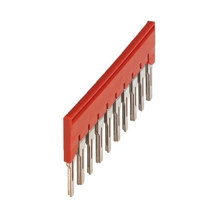 Linergy, Plug-in bridge, Linergy TR, 10 points for 6mm² terminal blocks, red, 10 way, set of 10