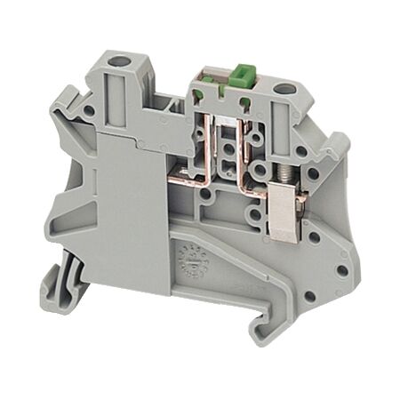 Linergy TR terminals blocks, Blade Disc. Terminal Block, 4mm², 20A, Single Level, 1x1 Screw