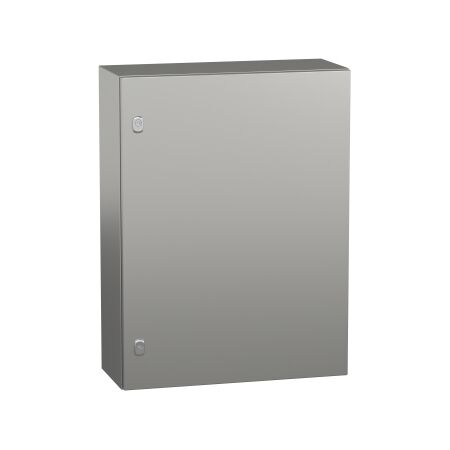 Spacial S3X, Wall mounted enclosure, stainless steel 316L, plain door, 800x600x250mm, IP66