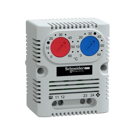 ClimaSys, Double thermostat, 250V, range of temperature 0…60°C - 1NO/NC - °C