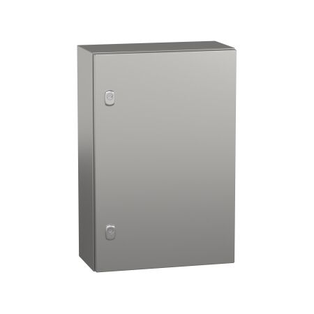 Spacial S3X, Wall mounted enclosure, stainless steel 304L, plain door, 600x400x200mm, IP66