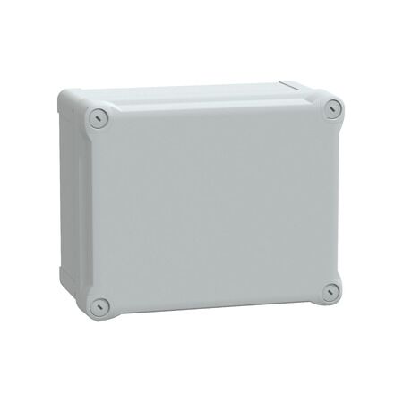 Thalassa, PC box, IP66 IK08 RAL7035 Int.H225W175D120 Ext.H241W194D127 opaque PC cover H40