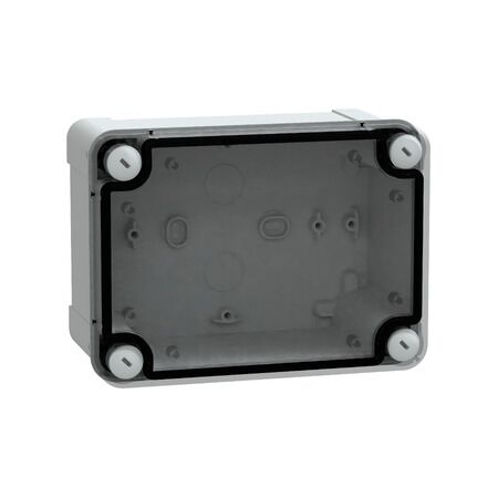 Thalassa, PC box, IP66 IK08 RAL7035 Int.H150W105D80 Ext.H164W121D87 Transp.cover H20