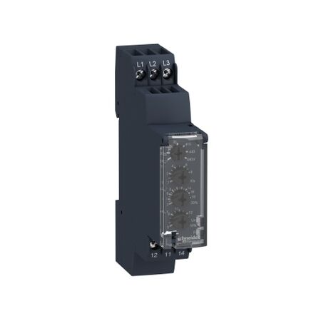 Harmony Control Relays, Modular multifunction 3 phase supply Control Relay, 5A, 1CO, 183…528V AC