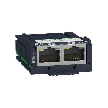 Harmony XB5R, Modbus TCP communication module for ZBRN1, 2 Ethernet RJ45 connectors