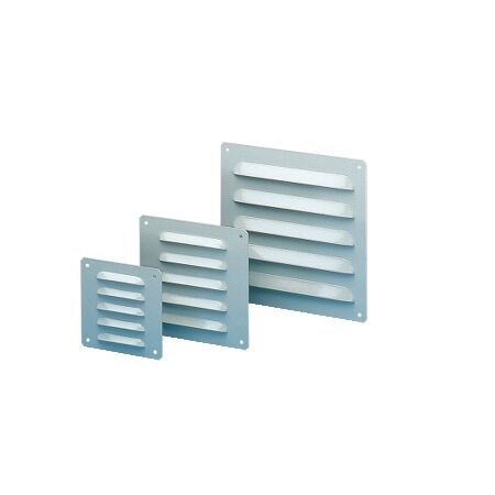 ClimaSys, Metal outlet grille, cut-out 104x80mm ext dim 120x120mm IP23
