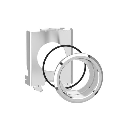Harmony XB4, Flush mounting kit, metal, black, for selector switch and illuminated push-button 22mm