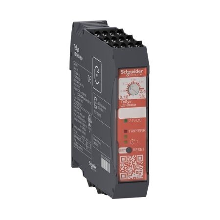 TeSys H, Ultra compact starter, TeSys Hybrid, Safe Torque Off, 3P, 500VAC, 0.75kW at 400V, 24VDC, Safe Torque Off