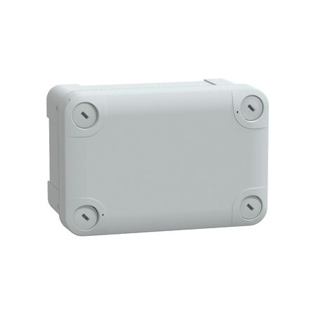 Thalassa, PC box, IP66 IK08 RAL7035 Int.H125W80D65 Ext.H138W93D72 opaque PC cover H20