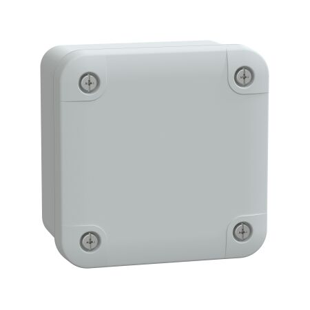 Thalassa, ABS box, IP66 IK07 RAL7035 Int.H80W80D65 Ext.H89W89D51 Opaque cover H10