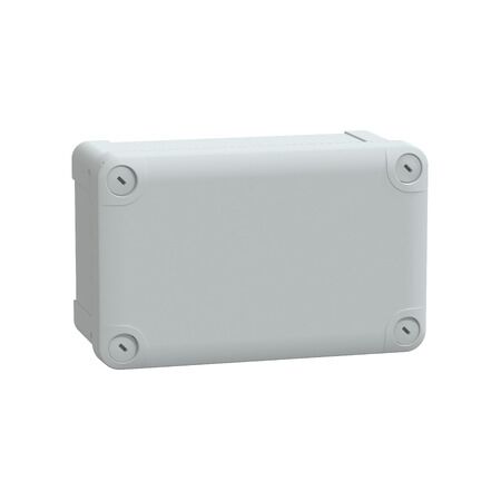 Thalassa, PC box, IP66 IK08 RAL7035 Int.H175W105D80 Ext.H192W121D87 opaque PC cover H20